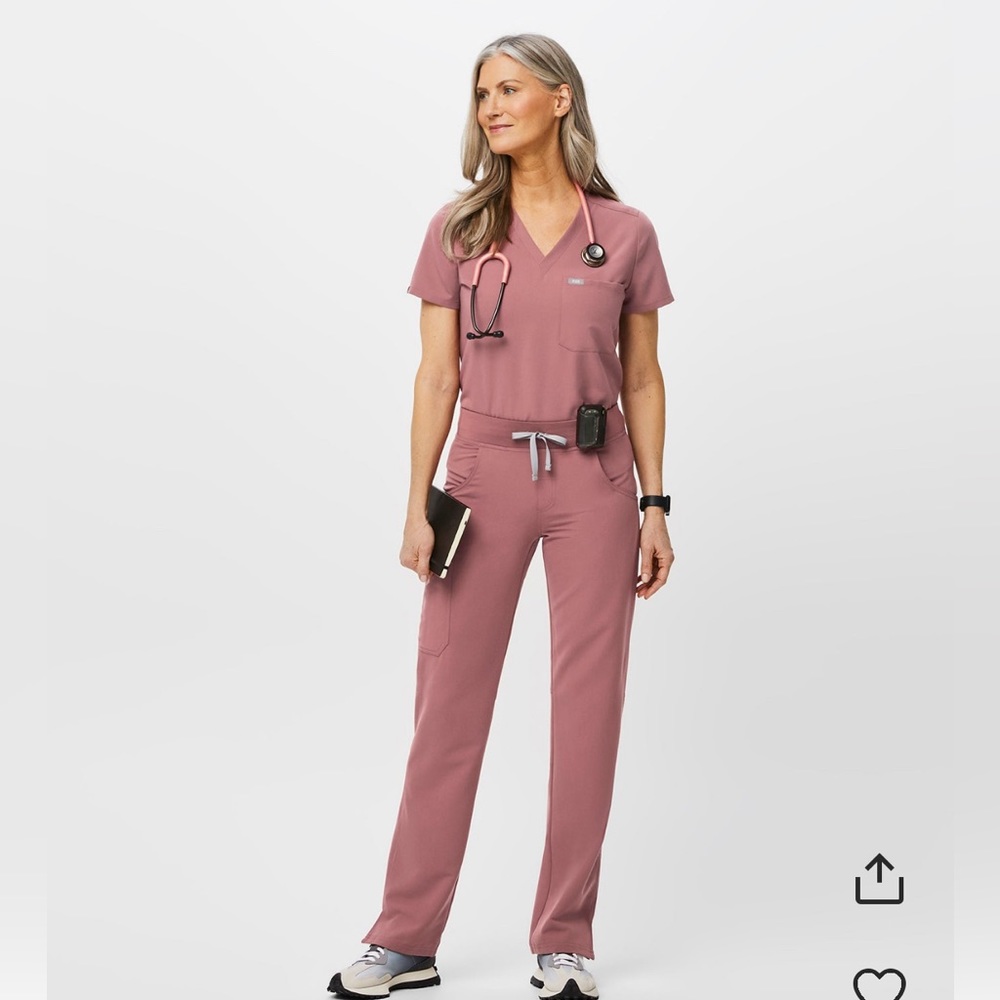 Figs Mauve Scrub Set